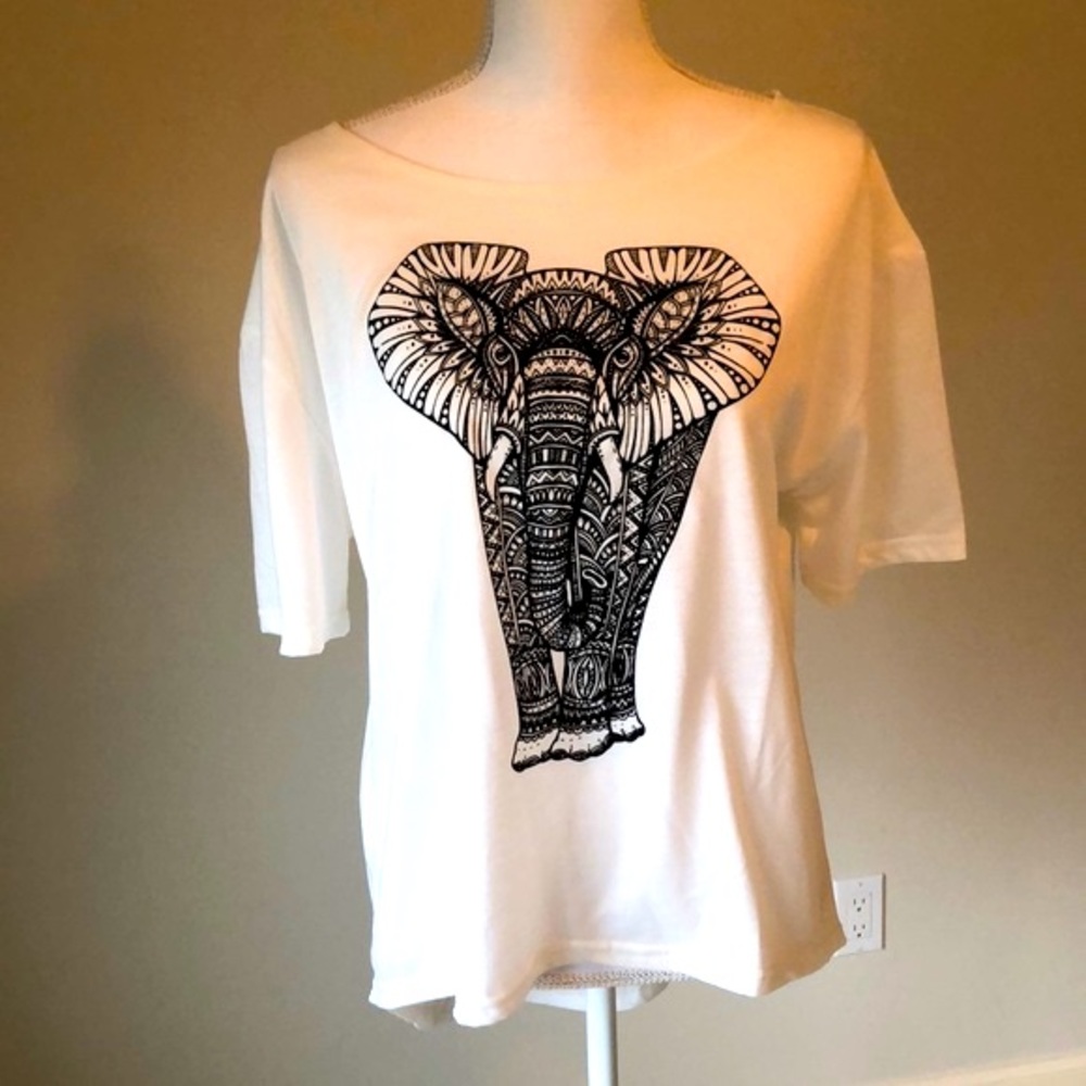 NWT LA Soul elephant tee shirt